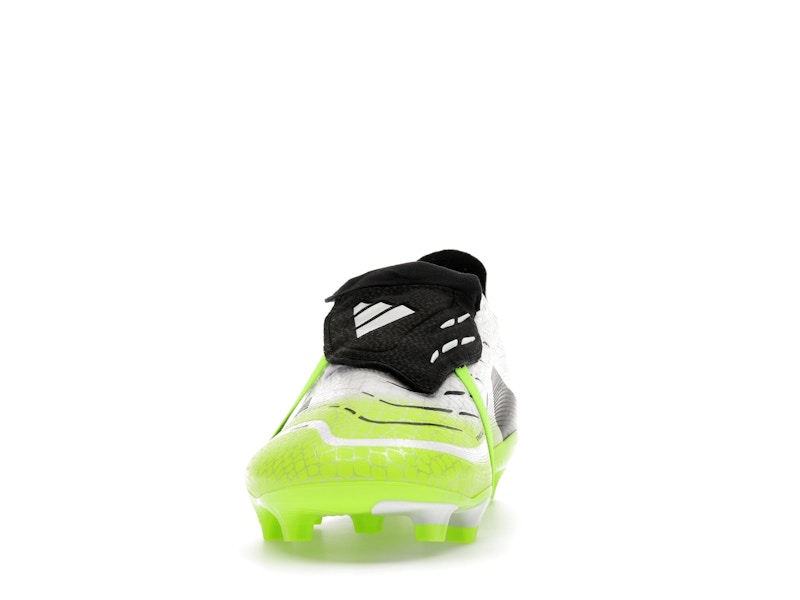 adidas Predator League Fold-Over Tongue FG/MG Cloud White Core Black Lucid Lemon