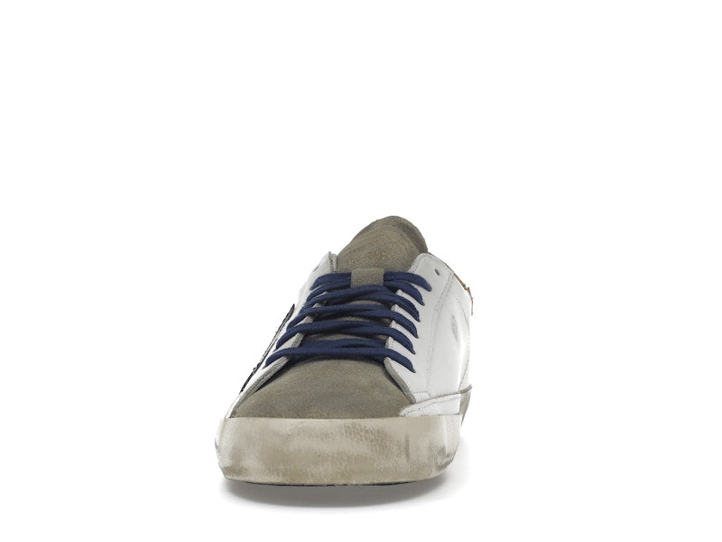 Golden Goose Super-Star Suede Toe White Taupe Royal Blue Black