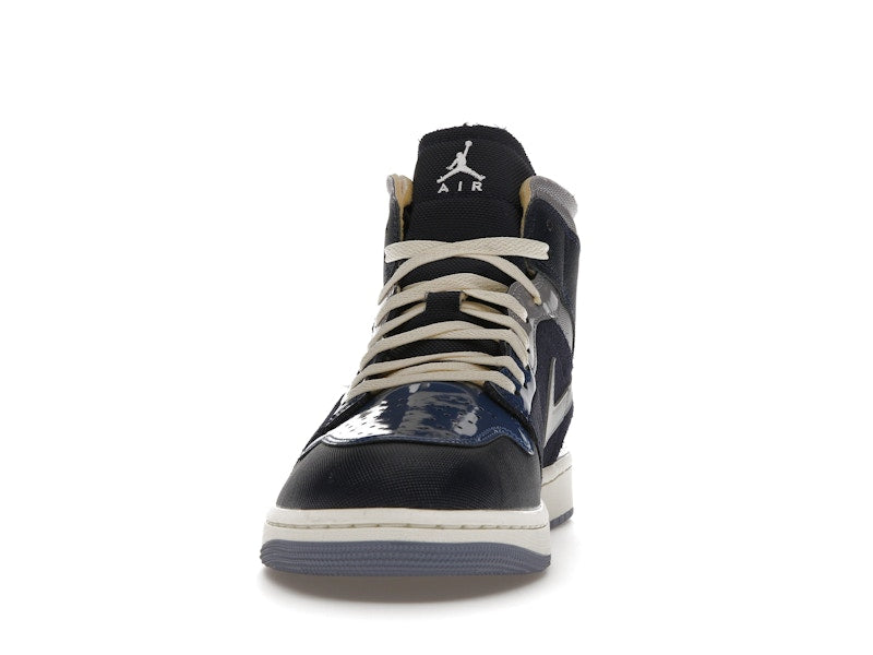 Jordan 1 Mid SE Craft Obsidian French Blue Ashen Slate White