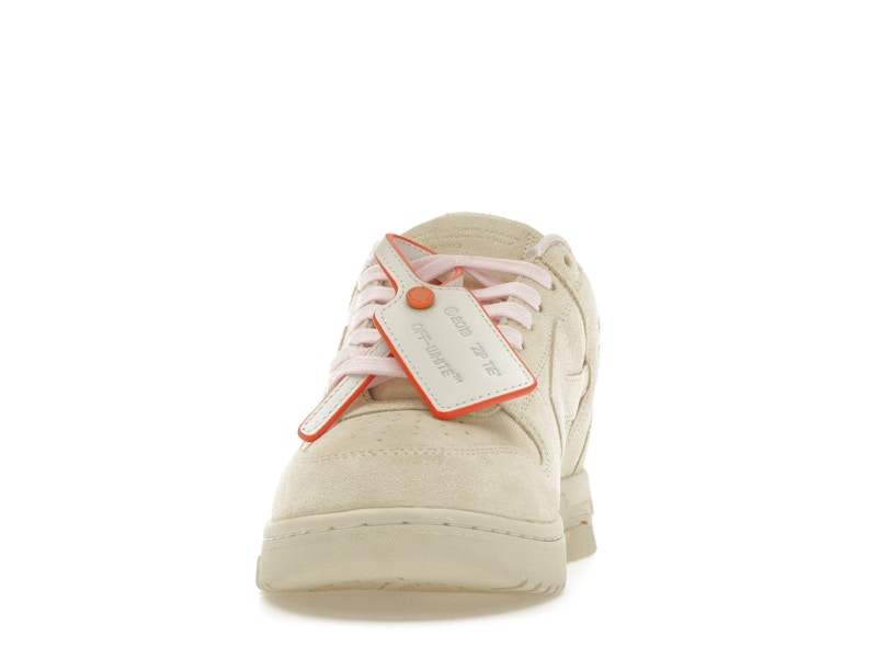 Off-White Out Of Office Suede Beige Pink