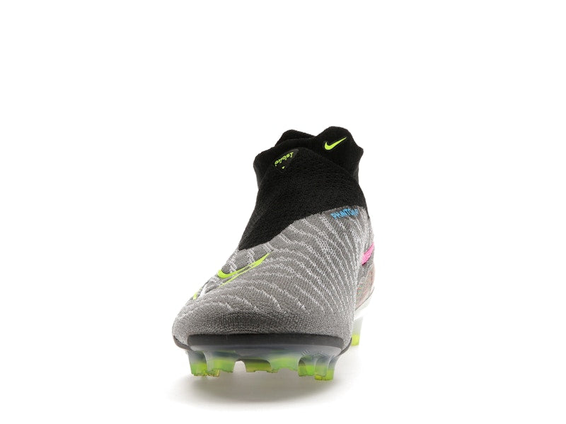 Nike Gripknit Phantom GX Elite Dynamic Fit Fusion FG Black White Blue Glow Volt