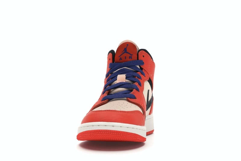 Jordan 1 Mid Team Orange Black (GS)