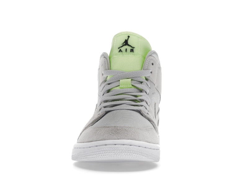 Jordan 1 Mid Vast Grey Ghost Green (Women's)