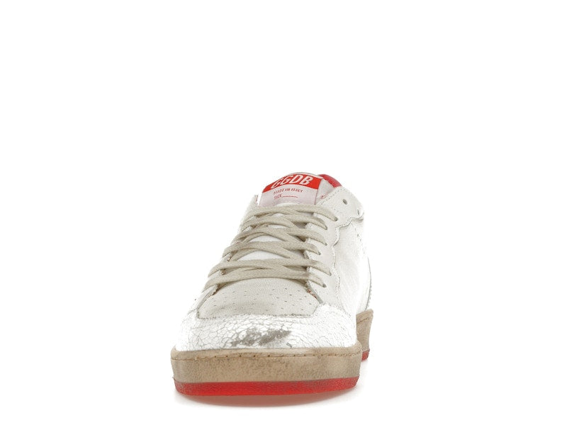 Golden Goose Ball-Star Low White Red