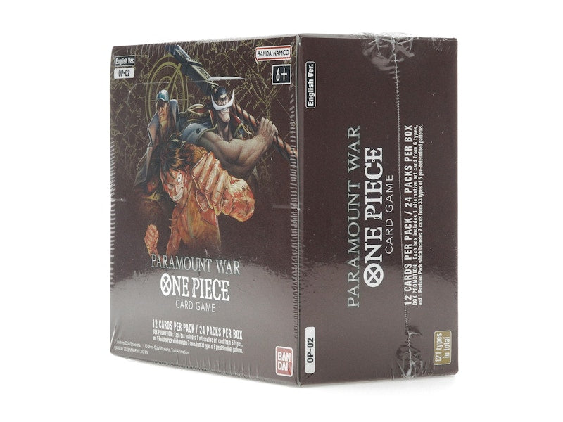 Bandai One Piece Card Game Paramount War Booster Box (OP-02) (English)