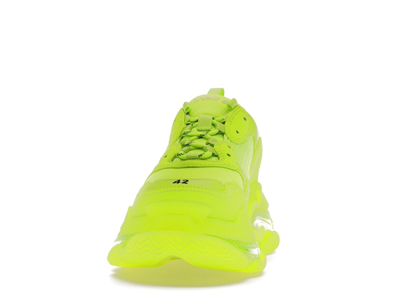 Balenciaga Triple S Clear Sole Fluo Yellow