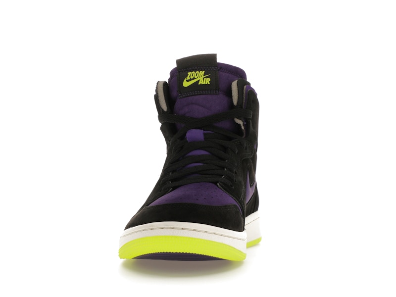 Jordan 1 High Zoom Air CMFT Black Court Purple Lemon Venom (Women's)
