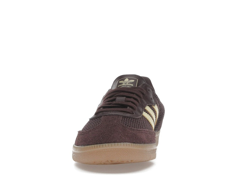 adidas Samba OG Shadow Brown Powder Yellow (Women's)