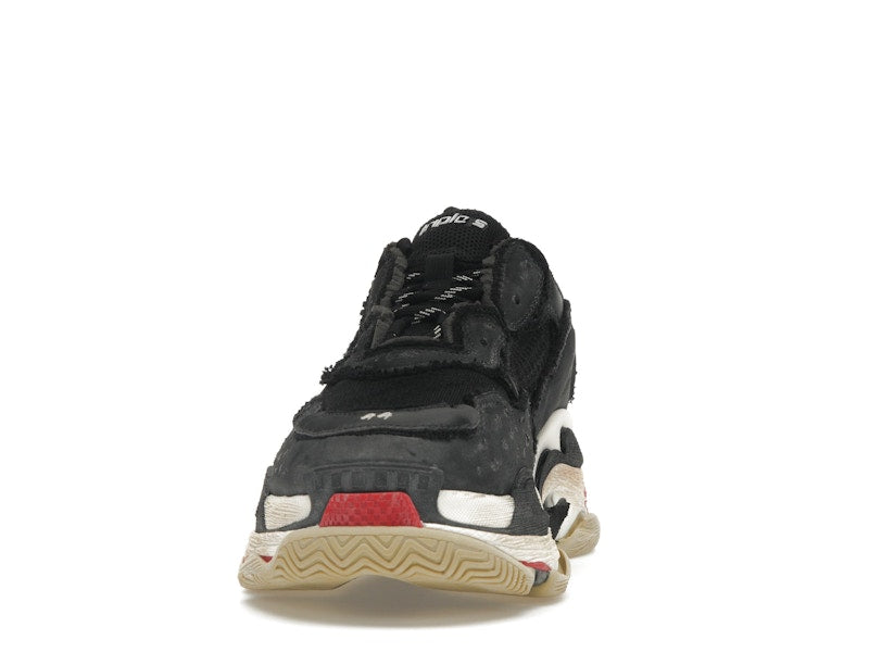 Balenciaga Triple S DIY Black Red White