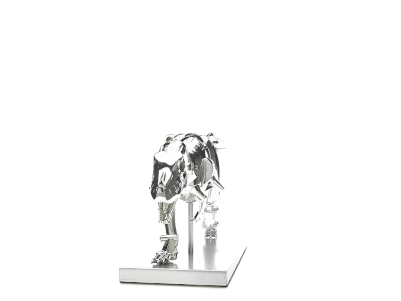 Hajime Sorayama T-Rex Cyborg Dinosaur Figure Silver
