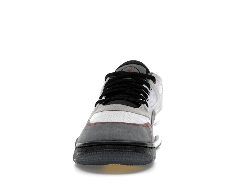 Jordan 4 RM Premium White Black Smoke Grey Fire Red