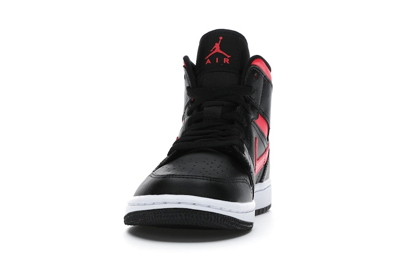Jordan 1 Mid Black Siren Red (Women's)
