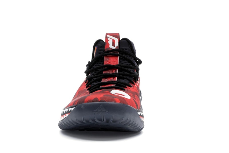 adidas Dame 4 A Bathing Ape Red