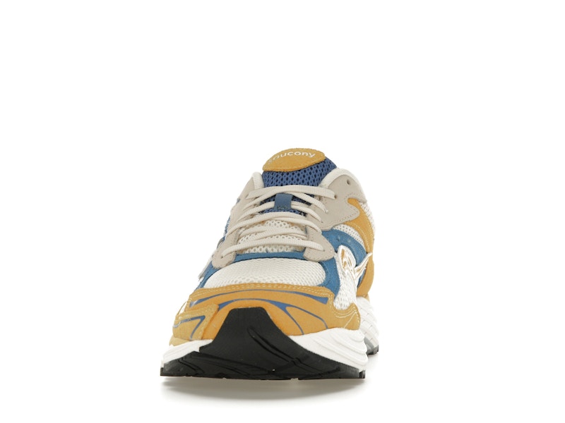 Saucony ProGrid Omni 9 Premium Cream Yellow Royal Blue