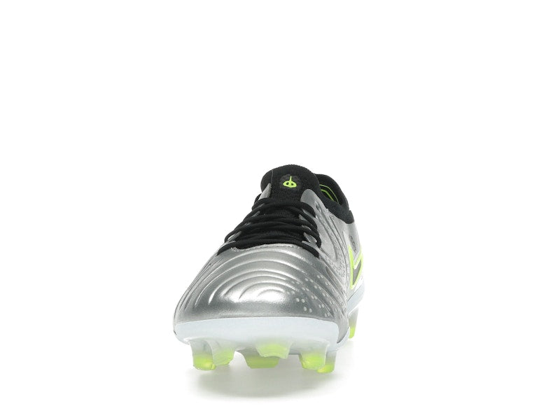 Nike Tiempo Legend 10 Elite FG Metallic Silver Volt Black