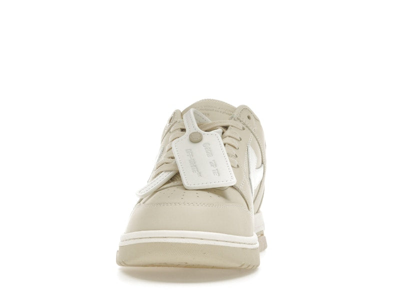 OFF-WHITE Out Of Office OOO Low Tops Angora White