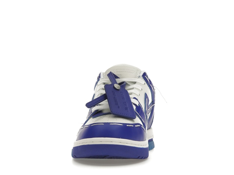 OFF-WHITE Out Of Office Sartorial Stitching White Dark Blue (Women's)