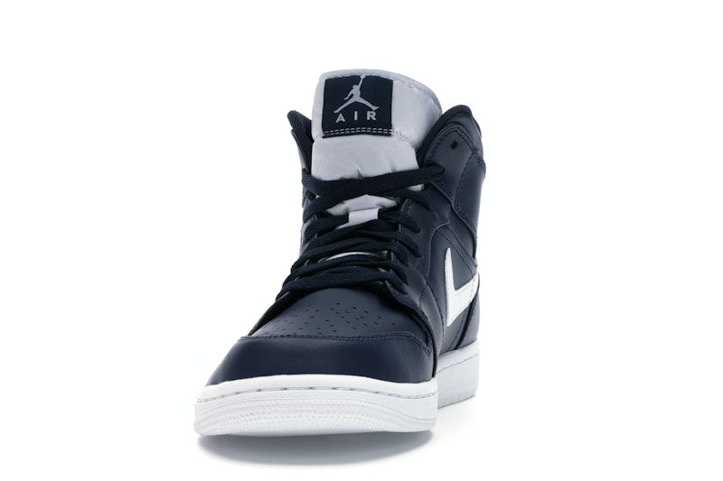Jordan 1 Retro Mid Obsidian White