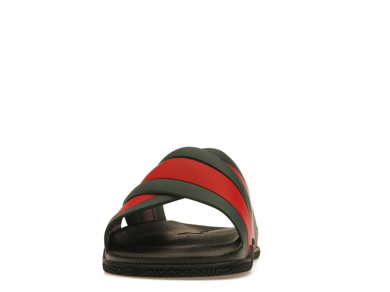 Gucci Web Slide Black Rubber (Women's)