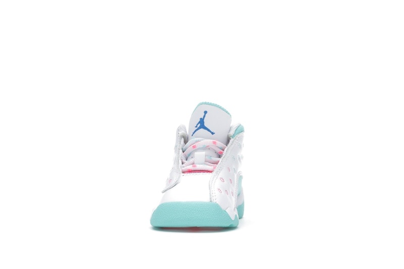 Jordan 13 Retro White Soar Green Pink (TD)