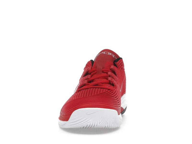 Nike Court Air Zoom Vapor 12 HC University Red Black Gym Red White
