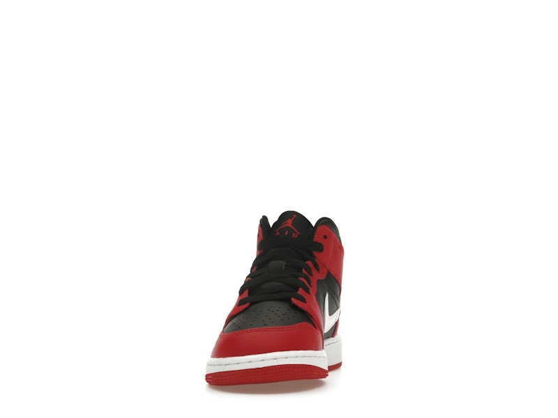 Jordan 1 Mid Gym Red Black White (GS)