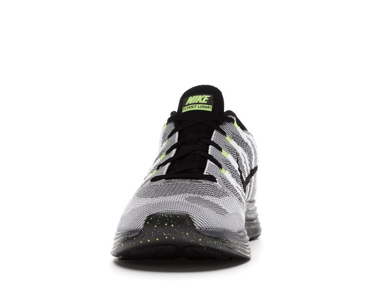 Nike Flyknit Lunar1+ White Black Volt