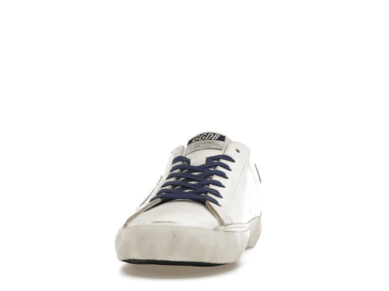 Golden Goose Super-Star White Ice Brown Blue