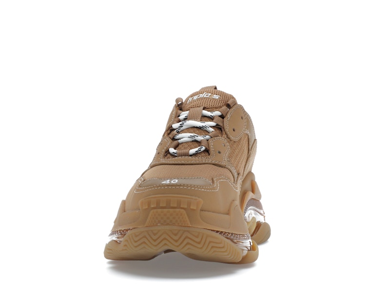 Balenciaga Triple S Clear Sole Light Camel (Women's)