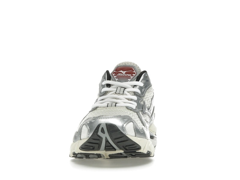 Mizuno Wave Rider 10 White Black Rythmic Red