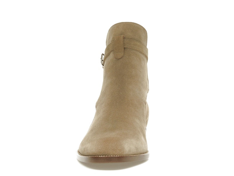 Saint Laurent Wyatt Jodhpur Boot Tobacco Suede