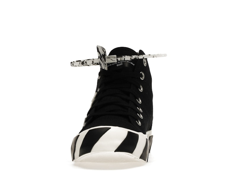 OFF-WHITE Vulcanized Mid Top Black White