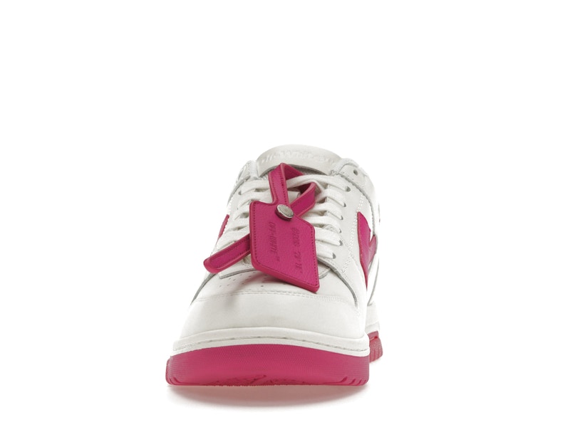 OFF-WHITE Out Of Office Calf Leather White Fuchsia (Women's)