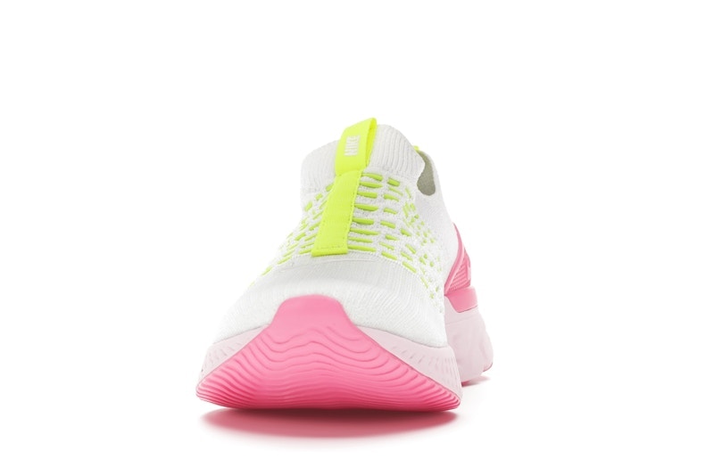 Nike React Phantom Run Flyknit 2 White Volt Pink Glow (Women's)
