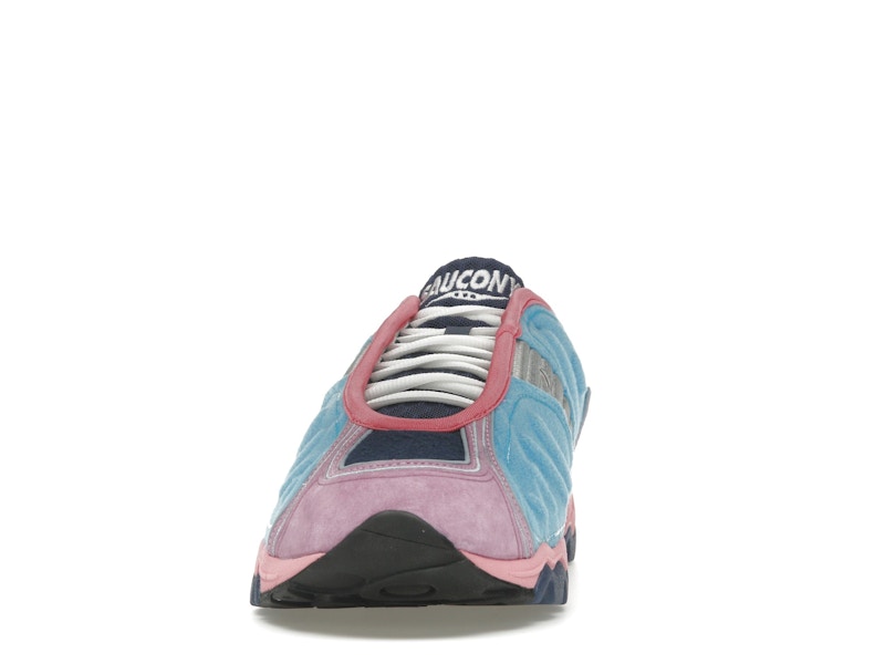 Saucony Matrix Jae Tips No Shoes In The House Blue Pink