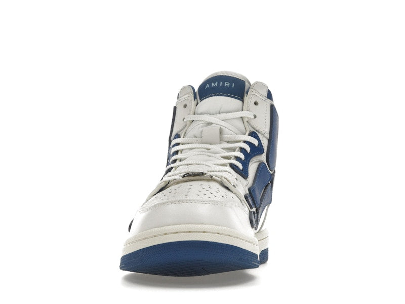 AMIRI Skel Panelled High Top White Blue