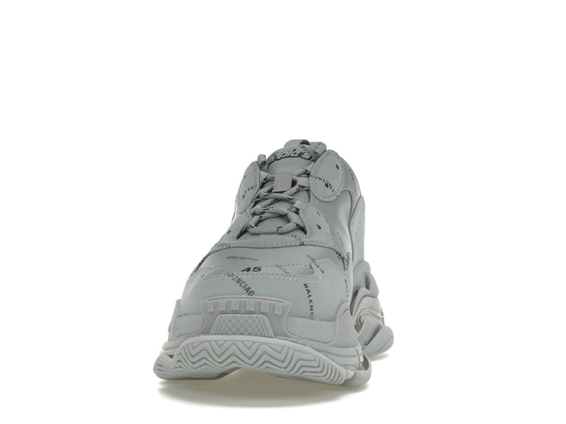 Balenciaga Triple S AllOver Logo Grey Black