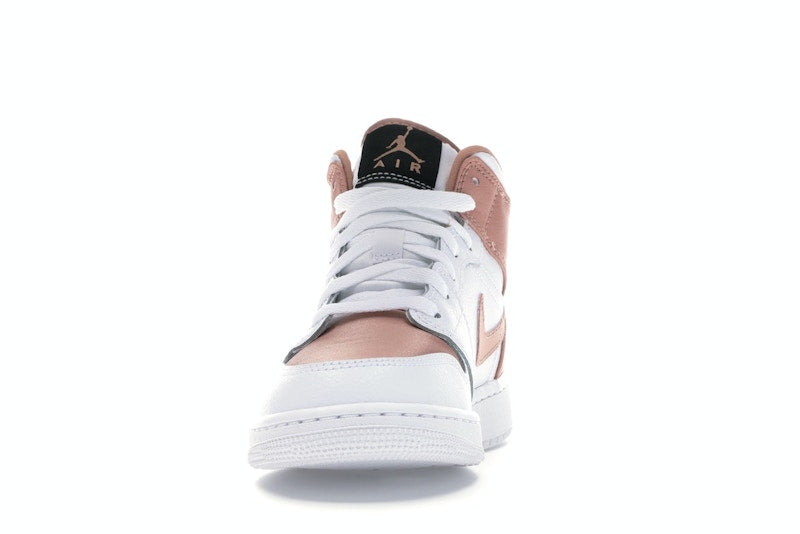 Jordan 1 Mid White Rose Gold (GS)
