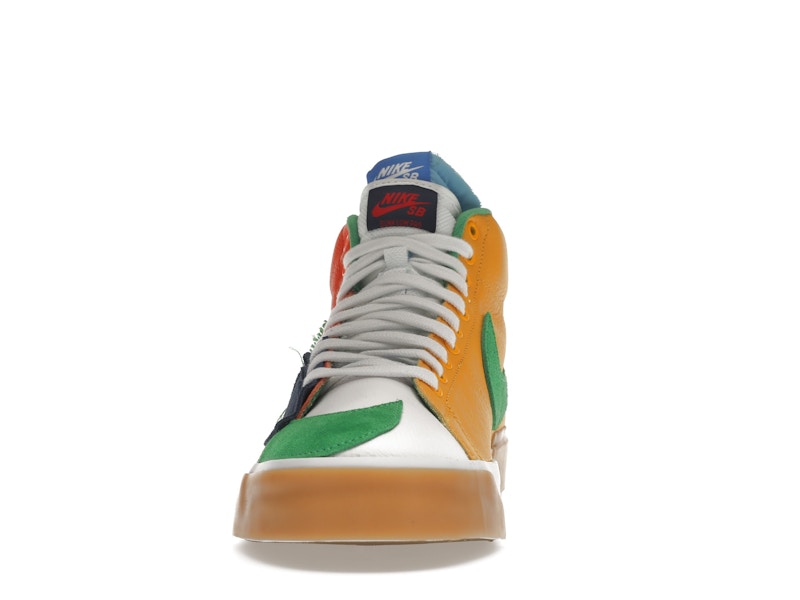 Nike SB Zoom Blazer Mid Edge Safety Orange University Gold