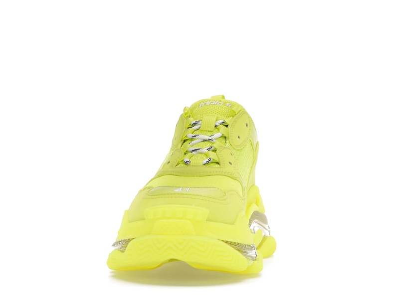 Balenciaga Triple S Clear Sole Fluo Yellow White (Women's)