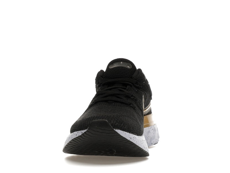 Nike React Infinity Run Flyknit 2 Black Metallic Gold (Women's)