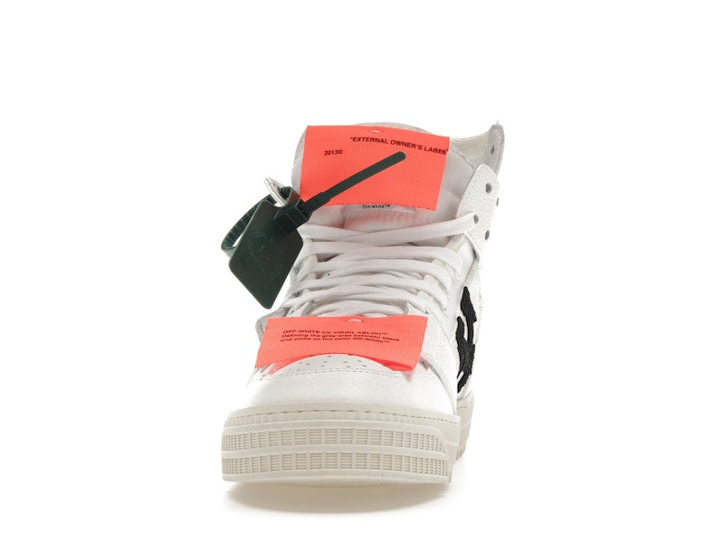 OFF-WHITE Off Court 3.0 Leather White White Orange (Bold Medial Logo)
