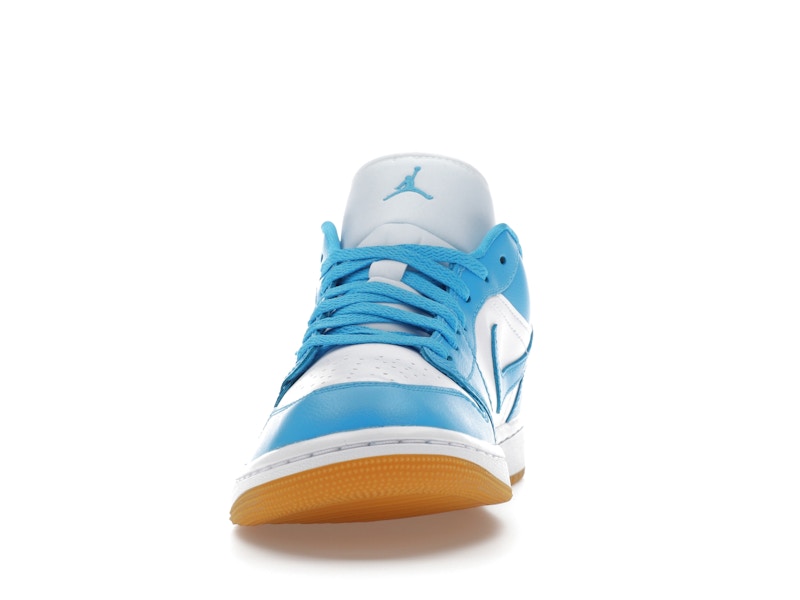 Jordan 1 Low White Gum Light Brown Dark Powder Blue (Women's)