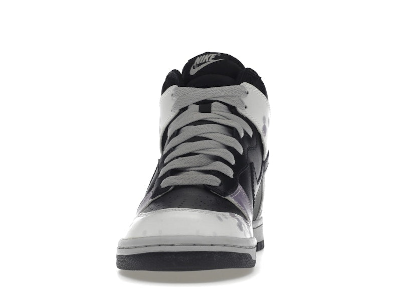 Nike Dunk High Splatter Black White Purple (Women's)