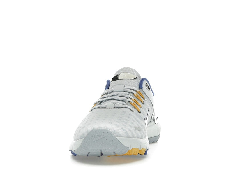 Nike Free Golf Pure Platinum University Gold Wolf Grey Astronomy Blue