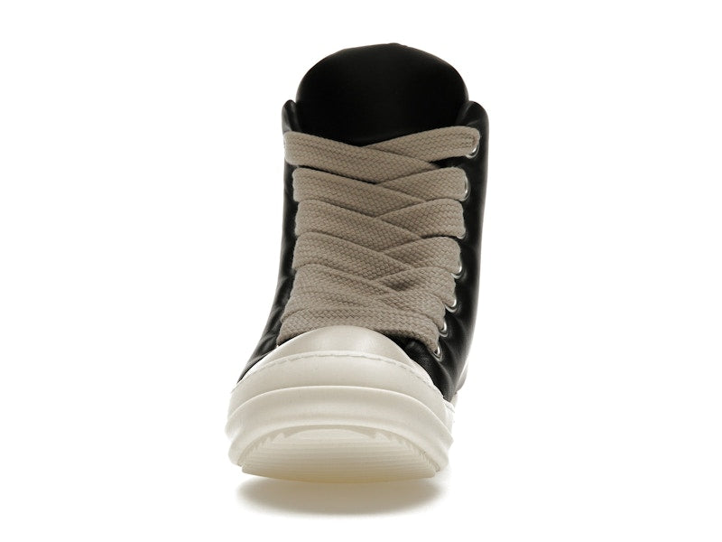 Rick Owens Jumbo Lace Padded Sneaks Black Milk