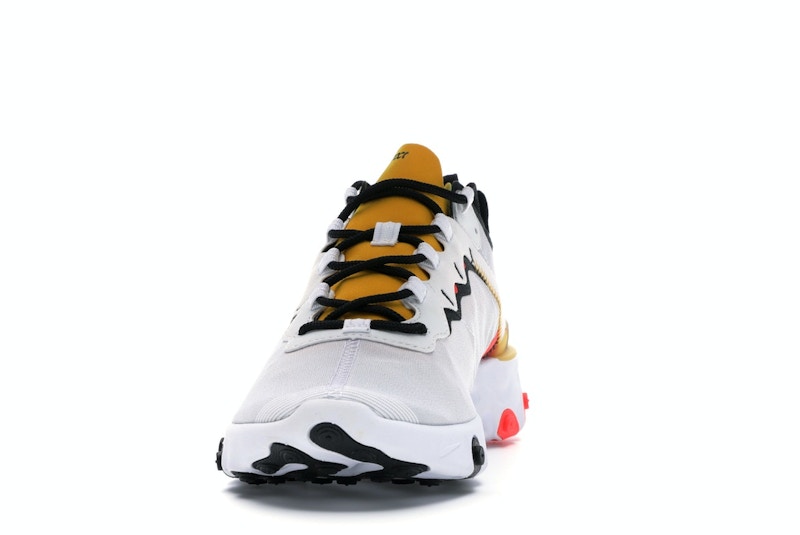 Nike React Element 55 White Black Crimson Gold