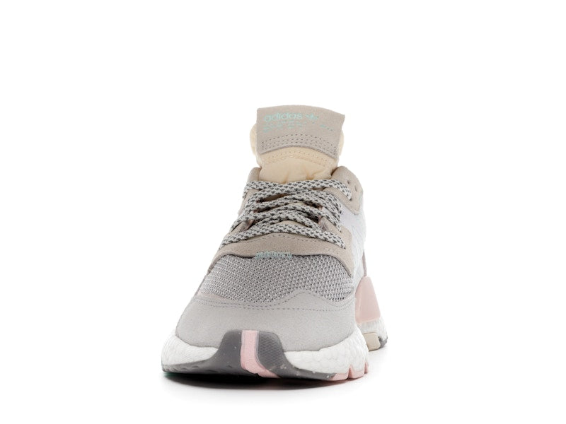 adidas Nite Jogger White Mint Pink (Women's)