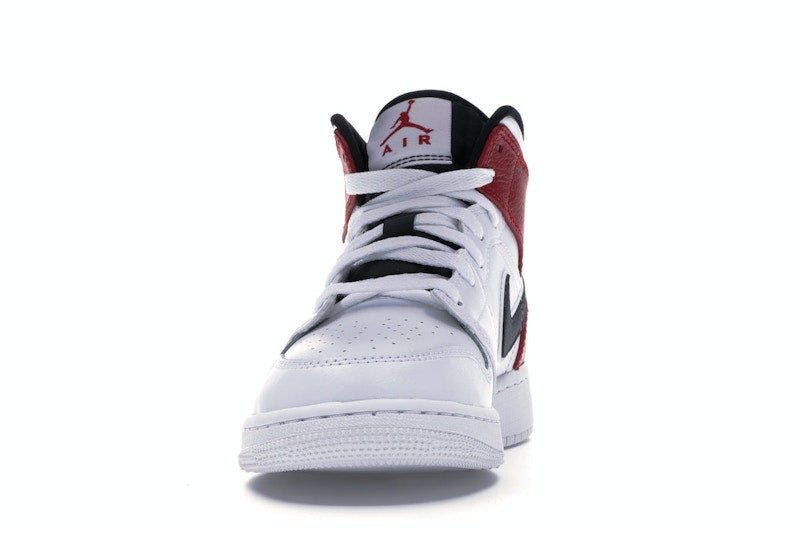 Jordan 1 Mid White Black Gym Red (GS)