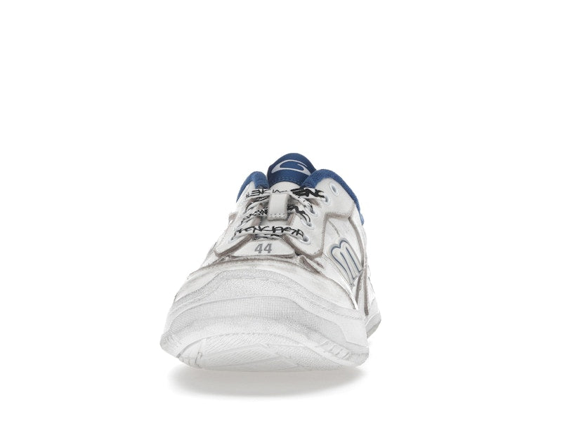 Balenciaga Hamptons Worn-Out White Dark Blue